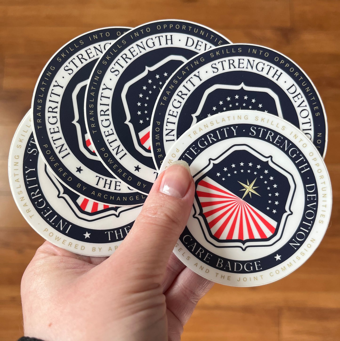 The Care Badge - Vinyl Decals