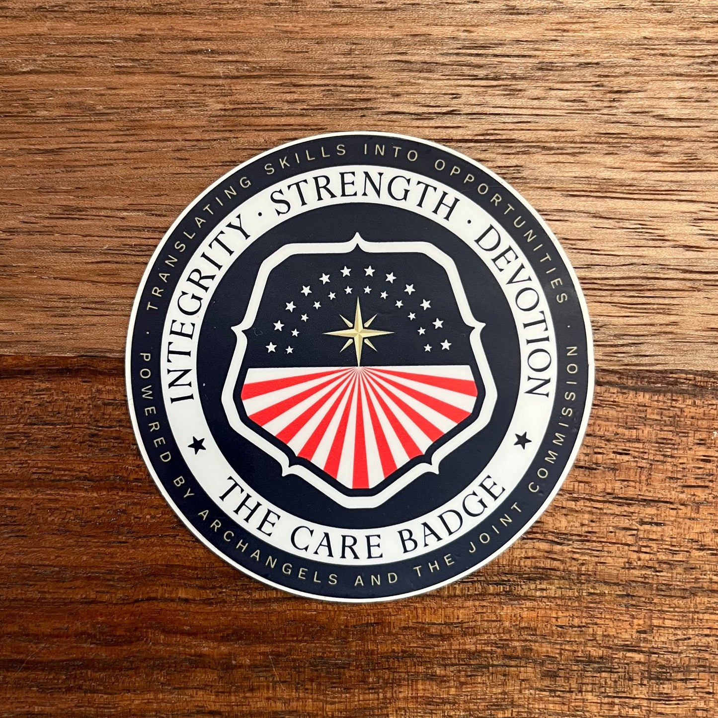 The Care Badge - Vinyl Decals