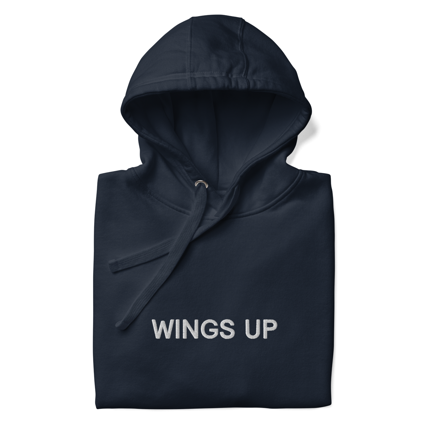 'Wings Up' Pullover Hoodie - Navy