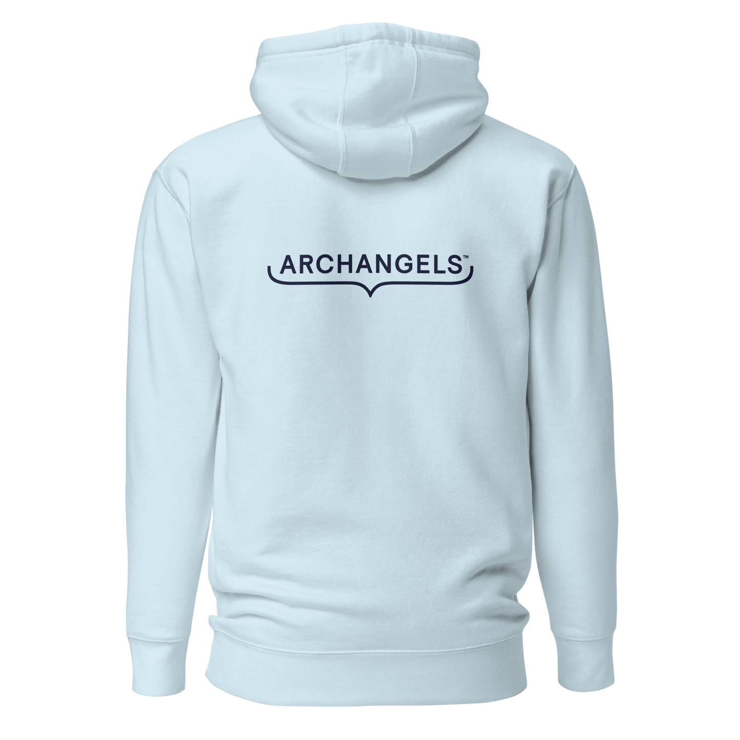 'Wings Up' Pullover Hoodie - Sky Blue